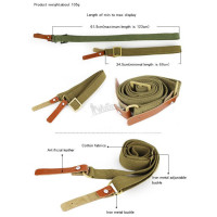 WoSporT 2-point Sling for pušky AK47 / AK74 / AKM – Black | ANAREUS