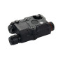 FMA AN/PEQ15 LA-5 Upgrade Version (LED Flashlight, Green / IR Laser) - Black