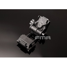 FMA L4G24 nylon sisakra szerelhető tartó NVG PVS-15 / 18-hoz – fekete