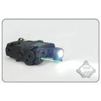 FMA AN/PEQ15 LA-5 Upgrade Version (LED Flashlight, Green / IR Laser) - Black