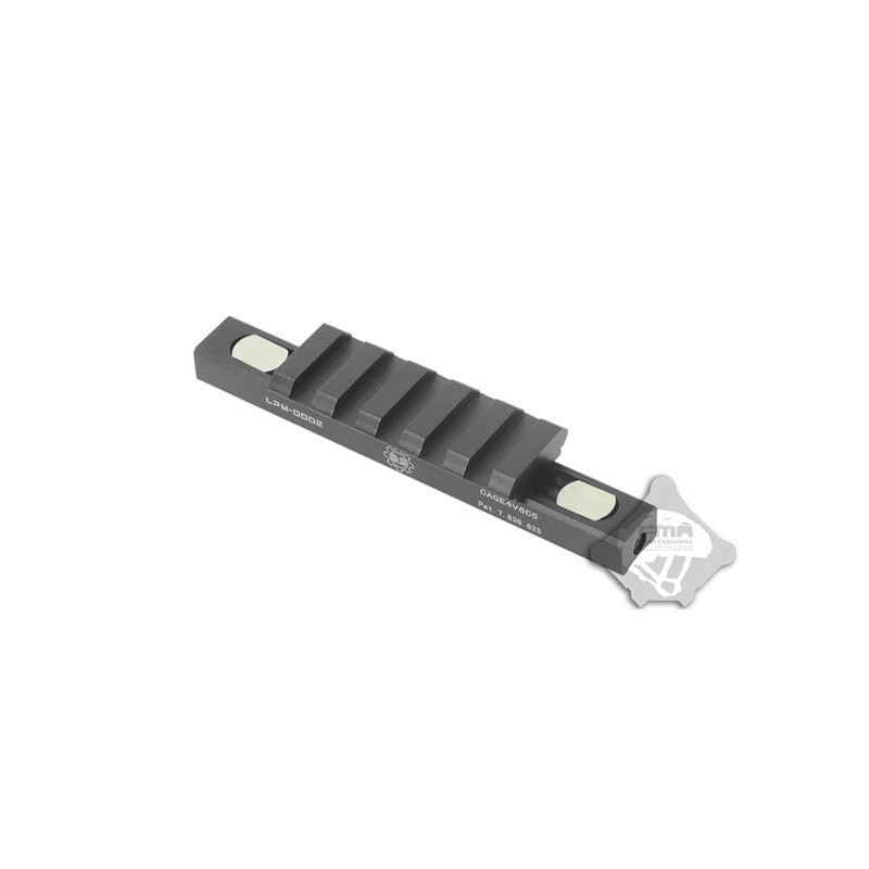 FMA CNC LOWPRO 45° Handguard RIS Rail - Black FMA CNC LOWPRO 45° Handguard RIS Rail - Black
