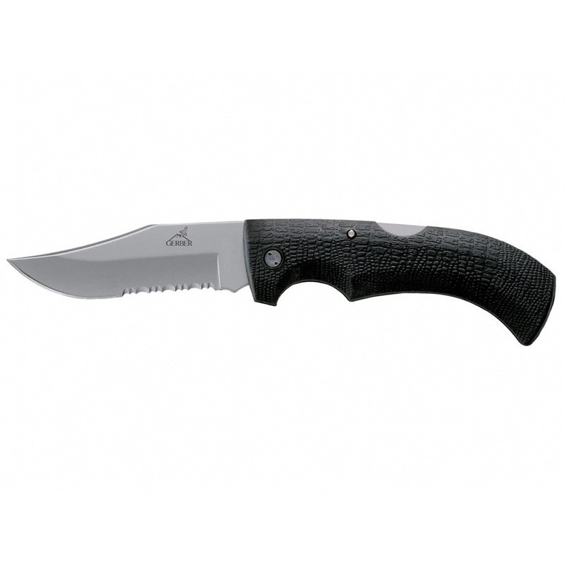 Gator - Clip Point, Serrated Folding Knife