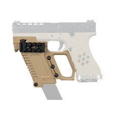 WoSporT GB-37 ergonómikus készlet a G-sorozatú pisztolyokhoz – bézs