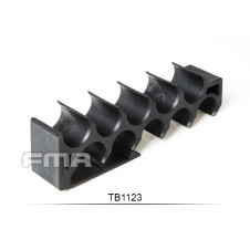 FMA 12GA Shotgun Shell Holder for Belt / MOLLE - Black