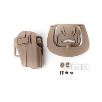 FMA CQC Serpa Belt Holster (TM Hi-Capa / Warrior), Right Hand - Tan