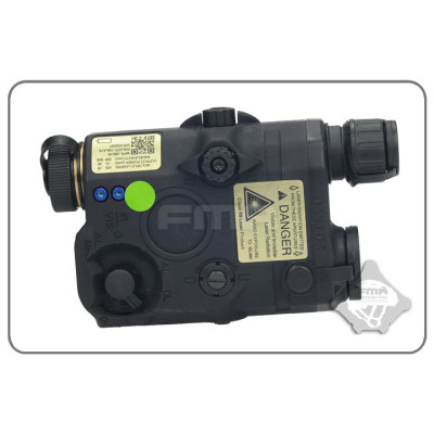 FMA AN/PEQ15 LA-5 IR továbbfejlesztett változat (LED/IR zseblámpa, zöld lézer) – fekete