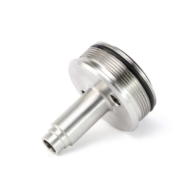Stainless steel STRAIGHT cylinder head for Ares Amoeba Striker sniper rifles
