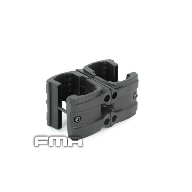 FMA MP7 Adjustable Magazine Double Clip - Black FMA MP7 Adjustable Magazine Double Clip - Black