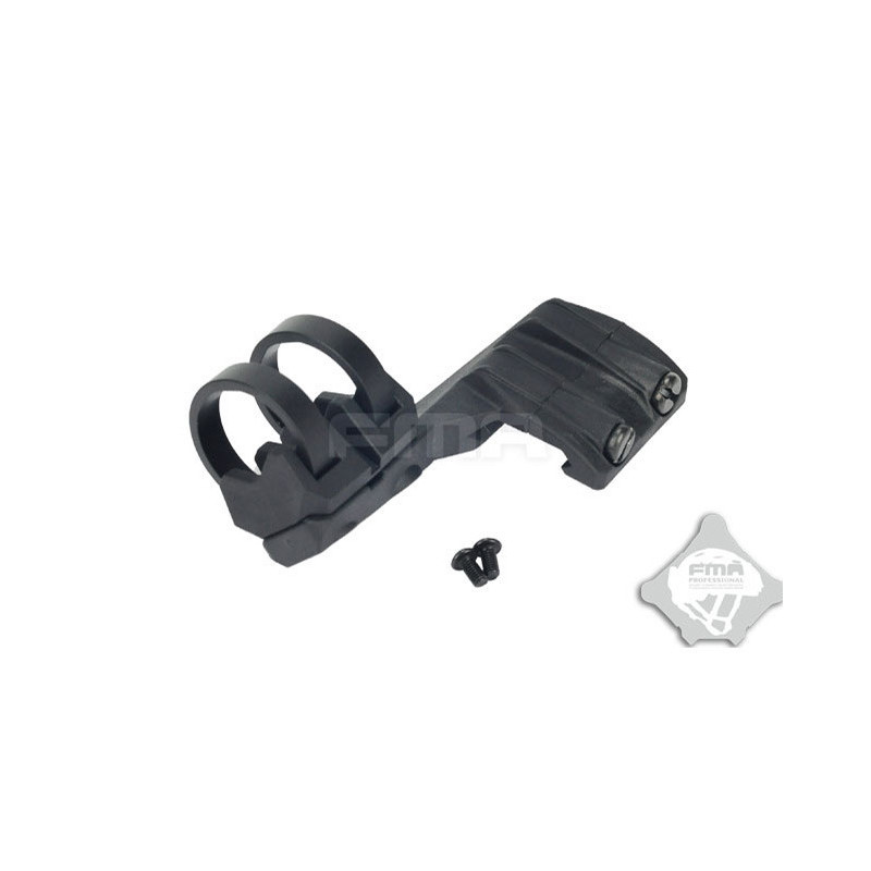 FMA Left Side RIS Mount for Flashlight with a diameter of 20-25 mm - Black FMA Left Side RIS Mount for Flashlight with a diameter of 20-25 mm - Black