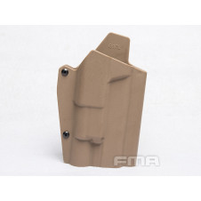 FMA Kydex Holster (G-Series with Flashlight X300), Right Hand - Tan