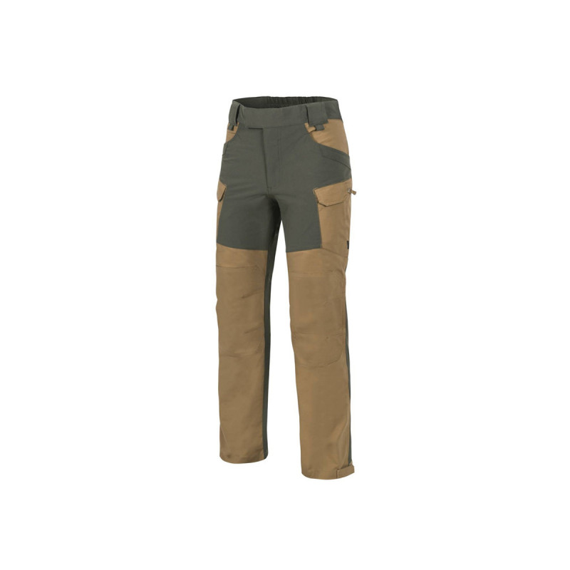 HELIKON HYBRID OUTBACK® Pants DuraCanvas® - Coyote/Taiga Green HELIKON HYBRID OUTBACK® Pants DuraCanvas® - Coyote/Taiga Green