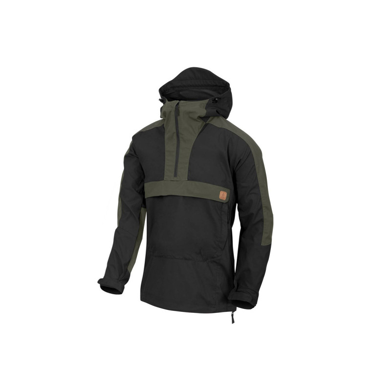 HELIKON WOODSMAN Anorak Jacket® – Fekete/tajga zöld