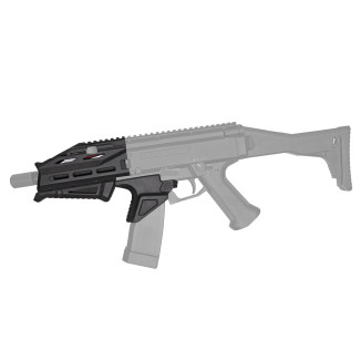ASG ATEK taktikai ergonómiai készlet a CZ Scorpion EVO 3-hoz, nagy kapacitású tárral – fekete