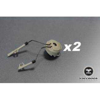 FMA ARC Helmet Mount for Peltor Comtac Headset - FG