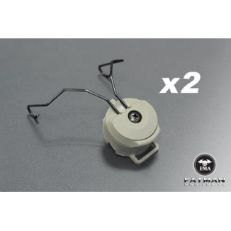 FMA ARC Helmet Mount for MSA Sordin Headset - FG