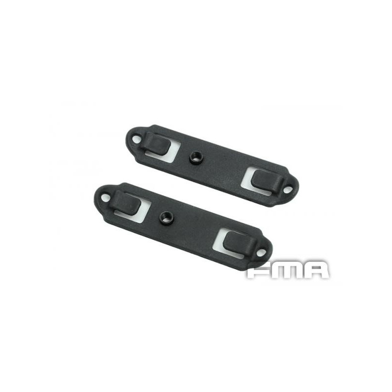 FMA MOLLE hátlap-adapter tokokhoz és tasakokhoz, 2 db – fekete FMA MOLLE hátlap-adapter tokokhoz és tasakokhoz, 2 db – fekete