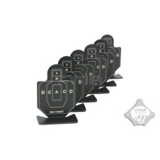 FMA Set of Aluminum Targets Type B, 6 pcs - Black