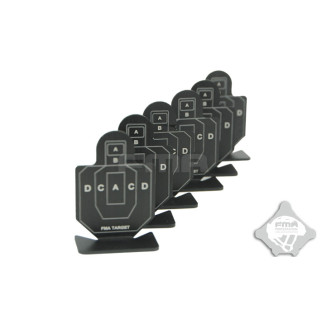 FMA Set of Aluminum Targets Type B, 6 pcs - Black