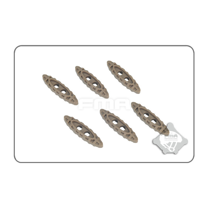 FMA Nylon Drawcord Puller Lock, 6 pcs - Tan FMA Nylon Drawcord Puller Lock, 6 pcs - Tan