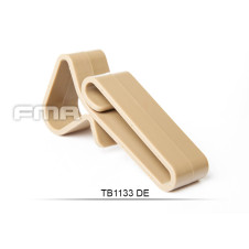 FMA ABS Universal Hook / Hanger for MOLLE and Belt, 3 pcs - Tan