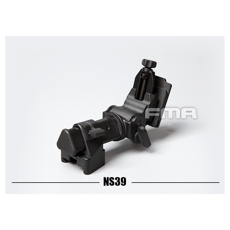 FMA NOROTOS CNC sisakra szerelhető tartó NVG PVS-15 / 18-hoz – fekete