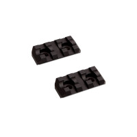 ASG Metal RIS sín M-RAIL M-LOK-hoz, 3 réses / 40 mm (2 db) – fekete