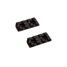 ASG Metal RIS sín M-RAIL M-LOK-hoz, 3 réses / 40 mm (2 db) – fekete