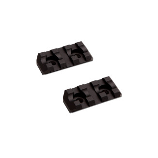ASG Metal RIS sín M-RAIL M-LOK-hoz, 3 réses / 40 mm (2 db) – fekete