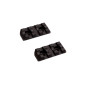 ASG Metal RIS sín M-RAIL M-LOK-hoz, 3 réses / 40 mm (2 db) – fekete