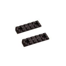 ASG Metal RIS sín M-RAIL M-LOK-hoz, 5 réses / 60 mm (2 db) – fekete