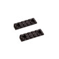 ASG Metal RIS sín M-RAIL M-LOK-hoz, 5 réses / 60 mm (2 db) – fekete