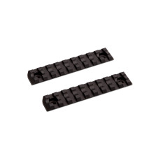ASG Metal RIS sín M-RAIL M-LOK-hoz, 9 rés / 100 mm (2 db) – fekete