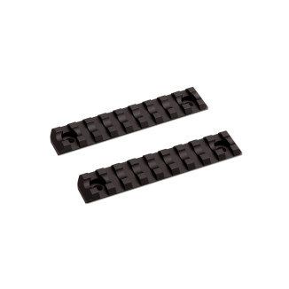 ASG Metal RIS sín M-RAIL M-LOK-hoz, 9 rés / 100 mm (2 db) – fekete