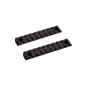ASG Metal RIS sín M-RAIL M-LOK-hoz, 9 rés / 100 mm (2 db) – fekete