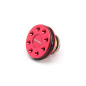 Metal flat piston head with the bearing