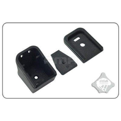 FMA G-sorozatú tár lapos és megnövelt alsó fedélkészlet – fekete