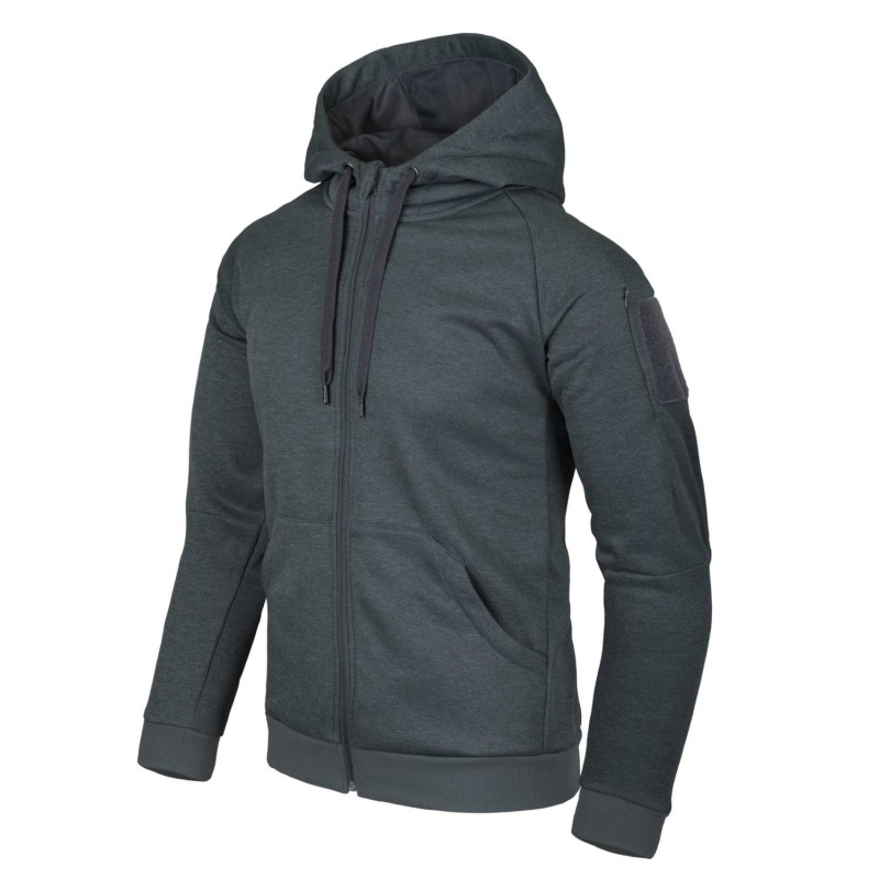HELIKON URBAN TACTICAL HOODIE (FullZip)® – Melange fekete/szürke HELIKON URBAN TACTICAL HOODIE (FullZip)® – Melange fekete/szürke