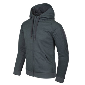 HELIKON URBAN TACTICAL HOODIE (FullZip)® - Melange Black/Grey