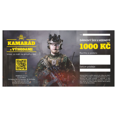 Gift voucher CZK 500,- (Physical)