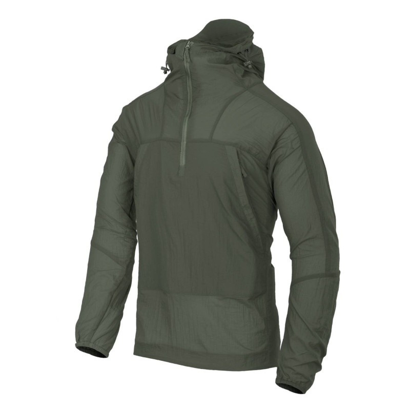HELIKON WINDRUNNER® WindPack® Nylon Windshirt - Alpha Green