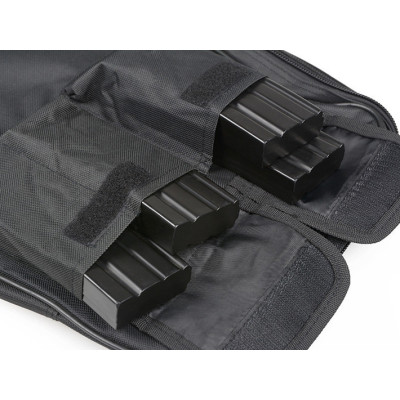 Twin assault rifle carrying bag - 62 and 120cm - black