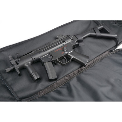 Két gépkarabélyt befogadó táska – 62 és 120 cm – fekete