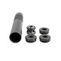 ML Aluminum Suppressor WHISPER MOCK SILENCER 215 x 30 mm, Long - Black ML Aluminum Suppressor WHISPER MOCK SILENCER 215 x 30 mm, Long - Black