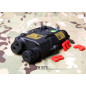 FMA AN/PEQ15 LA5-C UHP Version (LED Flashlight, Green / IR Laser) - Black