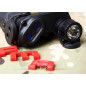 FMA AN/PEQ15 LA5-C UHP Version (LED Flashlight, Green / IR Laser) - Black