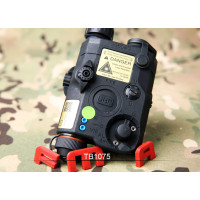 FMA AN/PEQ15 LA5-C UHP Version (LED Flashlight, Green / IR Laser) - Black
