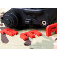 FMA AN/PEQ15 LA5-C UHP Version (LED Flashlight, Green / IR Laser) - Black