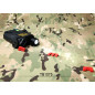 FMA AN/PEQ15 LA5-C UHP Version (LED Flashlight, Green / IR Laser) - Black
