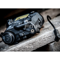 FMA AN/PEQ15 LA5-C UHP Version (LED Flashlight, Green / IR Laser) - Black