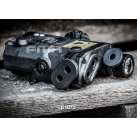 FMA AN/PEQ15 LA5-C UHP Version (LED Flashlight, Green / IR Laser) - Black